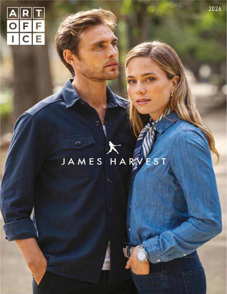 Okładka katalogu James Harvest lato 2026