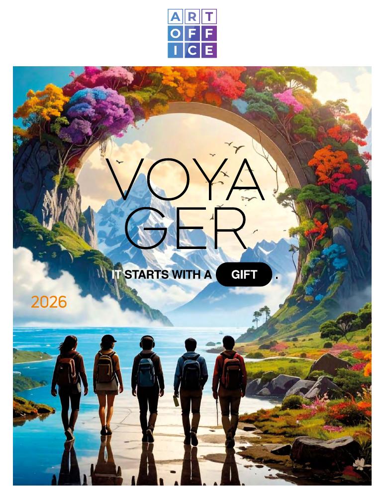 Okładka katalogu Voyager 2026
